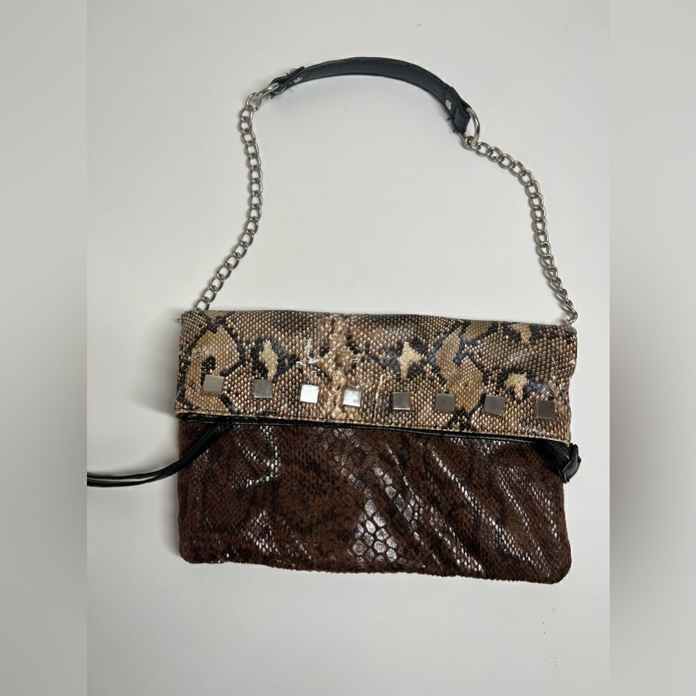 Lane Bryant faux snake skin purse